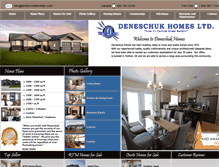 Tablet Screenshot of deneschukhomes.com